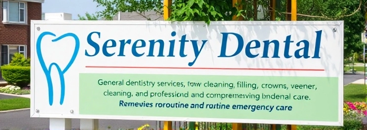 Serenity Dental - Professional dental clinic exterior with modern facilities