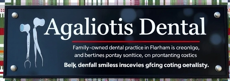 Agaliotis Dental - Professional dental clinic exterior with modern facilities