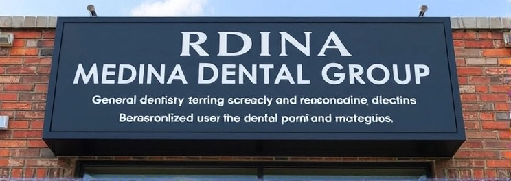 Medina Dental Group - Professional dental clinic exterior with modern facilities