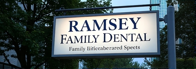 Ramsey Family Dental - Professional dental clinic exterior with modern facilities