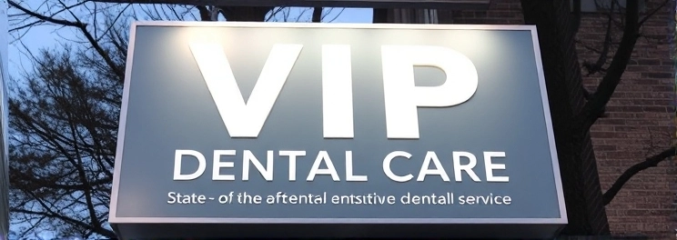 VIP Dental Care - Professional dental clinic exterior with modern facilities