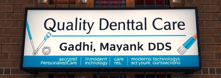 Quality Dental Care: Gadhia Mayank DDS - Professional dental clinic exterior with modern facilities
