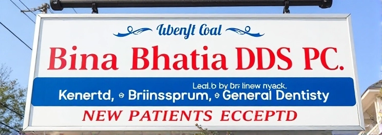 Bina Bhatia DDS PC - Professional dental clinic exterior with modern facilities
