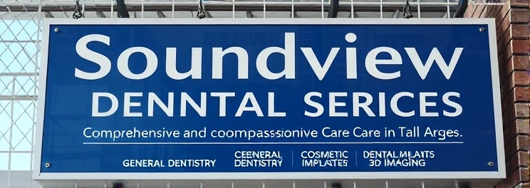 Soundview Dental Services - Professional dental clinic exterior with modern facilities