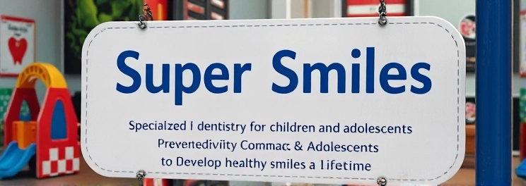Super Smiles - Professional dental clinic exterior with modern facilities