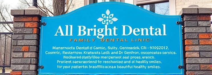 All Bright Dental - Professional dental clinic exterior with modern facilities