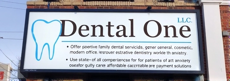 Dental One LLC - Professional dental clinic exterior with modern facilities