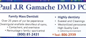 Paul JR Gamache DMD PC