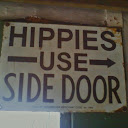 Hippies Use Side Door
